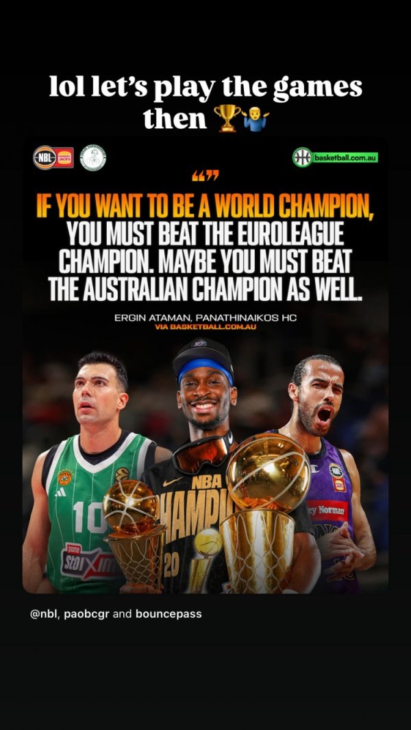 NBA第一名  不是世界第一名  ？卡鲁索回复土耳其主帅：那我们打一场🤷